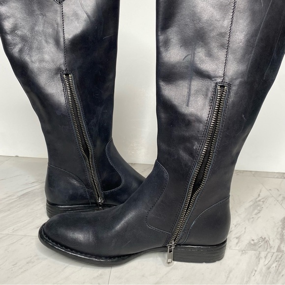 Born Shaunie Black Leather Riding Boot 6M - Picture 6 of 14